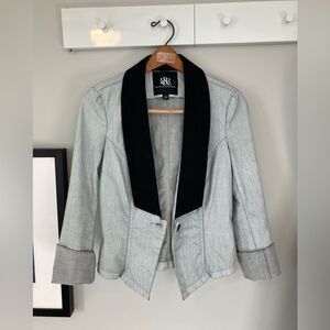 Rock and Republic pale jean blazer